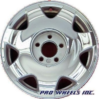 Cadillac Seville, Chrome factory original wheel rim 4537, 16x7", 5x115mm, P-N 900787104277, 7 spokes