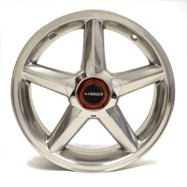Chrysler Pt Cruiser, OEM factory original wheel rim 2275, polished wheels set of four, 16x6", 2275