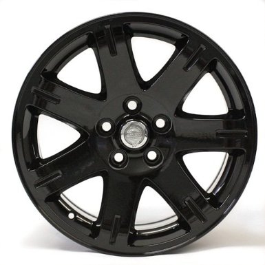 Chrysler 300, factory oem wheel rim, black wheel rim, P-N 2361, 17x7", 5x4.5", 22mm Offset