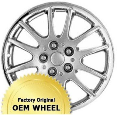 Chrysler 300, chrome OEM factory wheel rim, 17x7", 12 spokes, remanufactured wheel rim, 5x114.3mm