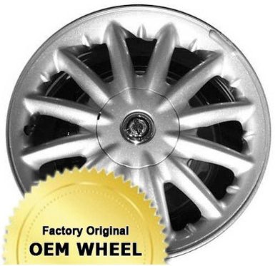 Chrysler Sebring, silver factory OEM wheel, 12 spoke wheel, 16x6.5", remanufactured wheel rim