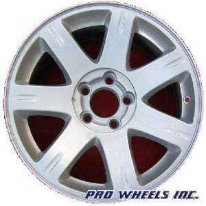 Chrysler 300, silver factory wheel rim 2242 C, 17x7", 5x4.5", P-N 915580500234, 7 spoke wheel rim