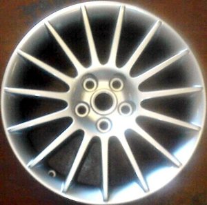 Chrysler 300M, x 2169, factory original OEM refurbished wheel rim, 18x7.5", 5x4.5", UW21XZAAB