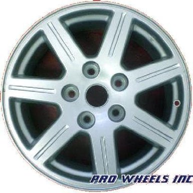 Chrysler Aspen, Silver factory original wheel rim 2293, P-N 909833326423, 18x8", 5x5.5", 7 spoke rim