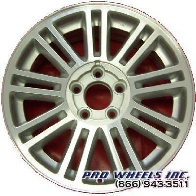 Chrysler Sebring, machined silver factory original wheel rim, 2284, P-N 905827512986, 17x6.5"