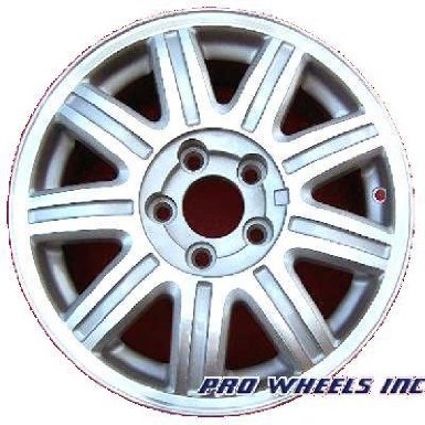 Chrys;er Town & Country, machined silver factory wheel rim 2211A, 16x6.5", 5x4.5", 900080340219