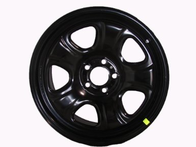 Dodge Charger, 5 spoke, steel wheel rims, 18x7.5", 5x115mm, P-N WE2408, black painted