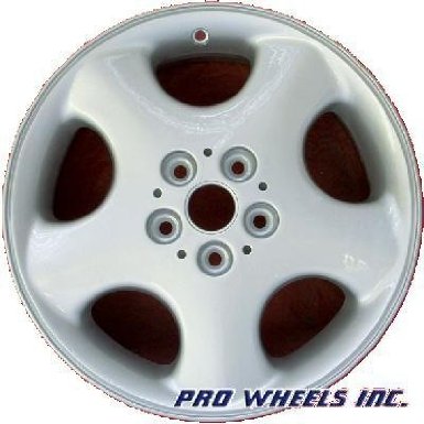 Dodge Intrepid, 17x7", silver factory original wheel rim, 2136, 5x4.5", P-N 907239138103, 5 spokes
