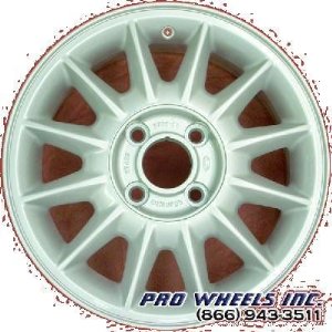 Ford Contour, 15x6.5", Silver Factory Original Wheel Rim, 3213, P-N 909833326674, 4x4.25"