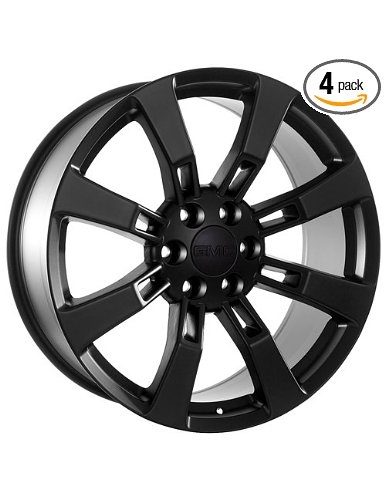 GMC Denali, Yukon, truck, SUV, black wheel rim, 20x8.5", 6x139.7mm, 78.10 mm Hub bore, g06520mb